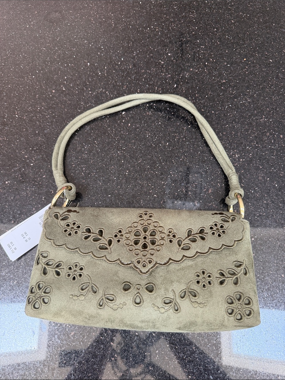 Abercrombie Cutwork Shoulder Bag NWT - Picture 2 of 5